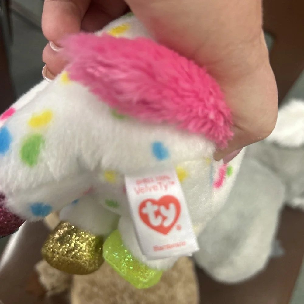 Set Of Set  Ty beanie boos Ida, Harmonie, Kookoo EUC